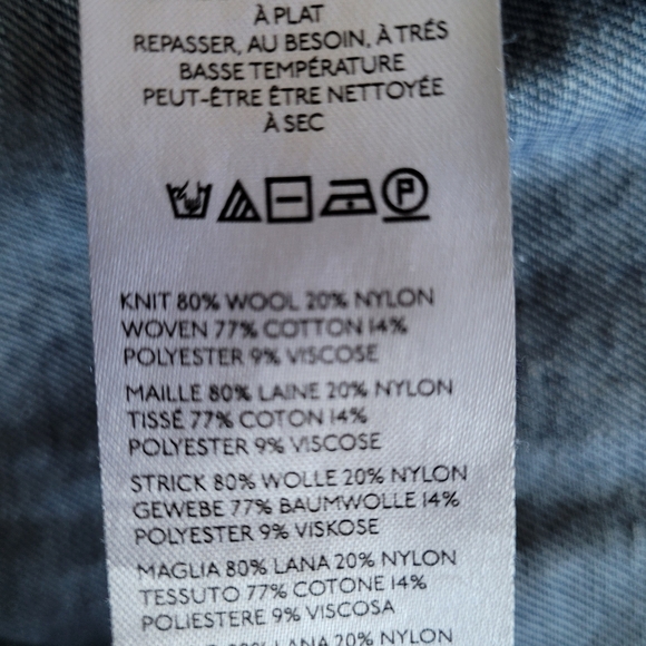 Anthropologie Pilcro Denim Sweater. Oversized Jacket - Picture 8 of 8